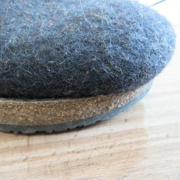 STEGMANN Essenz Wool Slip On Clog Mule Indoor Slippers in Graphite - US 7 - Picture 4 of 12